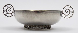 REPREZENTATIVNÍ STŘÍBRNÁ MISKA - BOSSARD, LUZERN