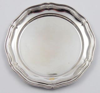 STŘÍBRNÝ KULATÝ TÁCEK - HOHMANN & KATZ, PFORZHEIM