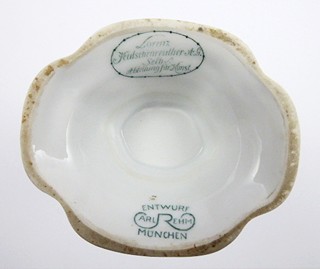 CARL REHM (NAR. 1890) - VYŠŠÍ VÁZA SE ZLACENÍM - LORENZ HUTSCHENREUTHER, SELB