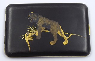 JAPONSKÁ TABATĚRKA S TYGREM - PERIODA MEIJI (MEIDŽI), KOMAI