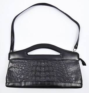 KABELKA Z PRAVÉ KROKODÝLÍ KŮŽE - DO RUKY I PŘES RAMENO
