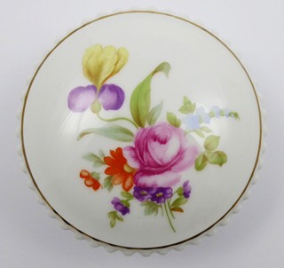 KULATÁ DÓZA S VROUBKOVANÝM OKRAJEM - ROSENTHAL