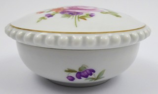 KULATÁ DÓZA S VROUBKOVANÝM OKRAJEM - ROSENTHAL