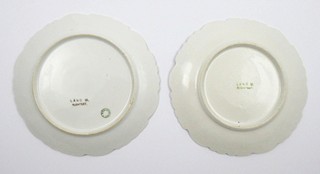 PÁROVÉ TALÍŘKY - KLÁŠTEREC, MALBA MIHÁLY LANG, BUDAPEŠŤ