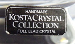 Sigurd Persson - VÁZA Z KŘIŠŤÁLOVÉHO SKLA - KOSTA BODA, ŠVÉDSKO