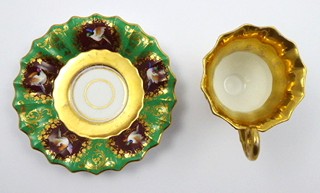 KOFLÍK S MISKOU A PTÁČKY - BŘEZOVÁ, FISCHER & REICHENBACH