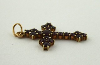 ZLATÝ KŘÍŽEK S PRAVÝMI ČESKÝMI GRANÁTY - VÁCLAV MARTINŮ, PRAHA