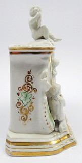 OSVĚTLENÍ, LITOFANIE S ANDĚLEM STRÁŽNÝM - PRENSAICH, PLAUE