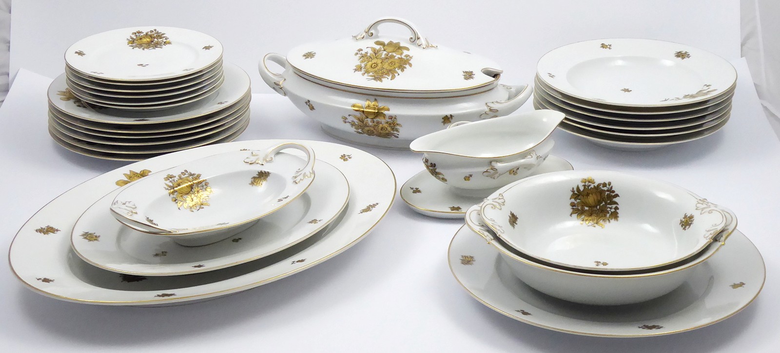 PHILIPP ROSENTHAL (1855-1937) - SERVIS PRO ŠEST OSOB (59 KS) - ROSENTHAL