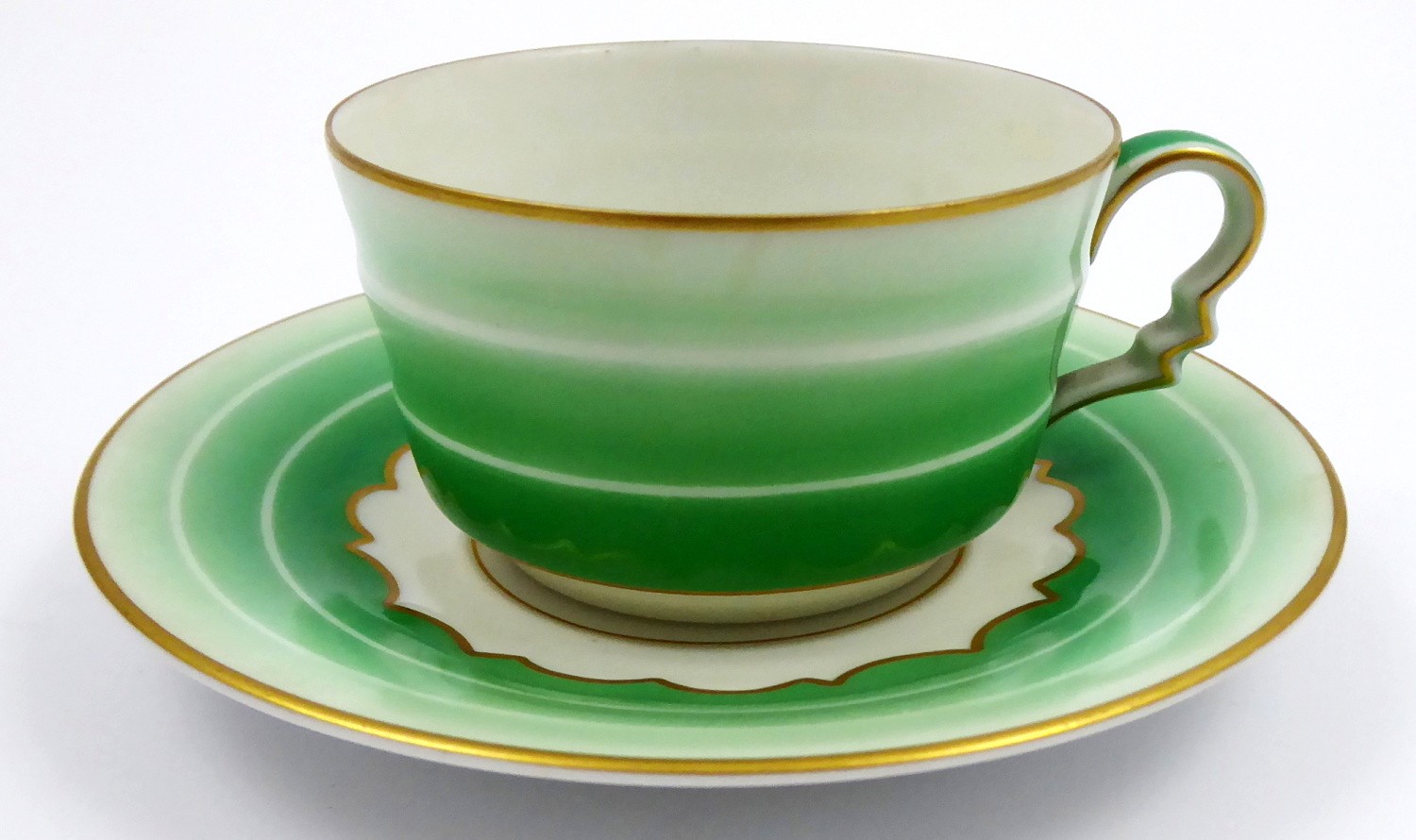ART DECO MOKA ŠÁLEK S PODŠÁLKEM - ROSENTHAL, MADEILENE