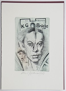 OLDŘICH KULHÁNEK (1940-2013) - KG BRÜCKE, EXLIBRIS