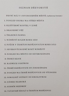 KAREL ŠTĚCH (1908-1982) - ČESKÉ BUDĚJOVICE V DŘEVORYTECH KARLA ŠTĚCHA