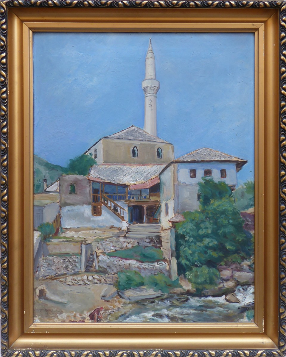 RICHARD UHEREK (1900-1974) - MOSTAR, MINARET