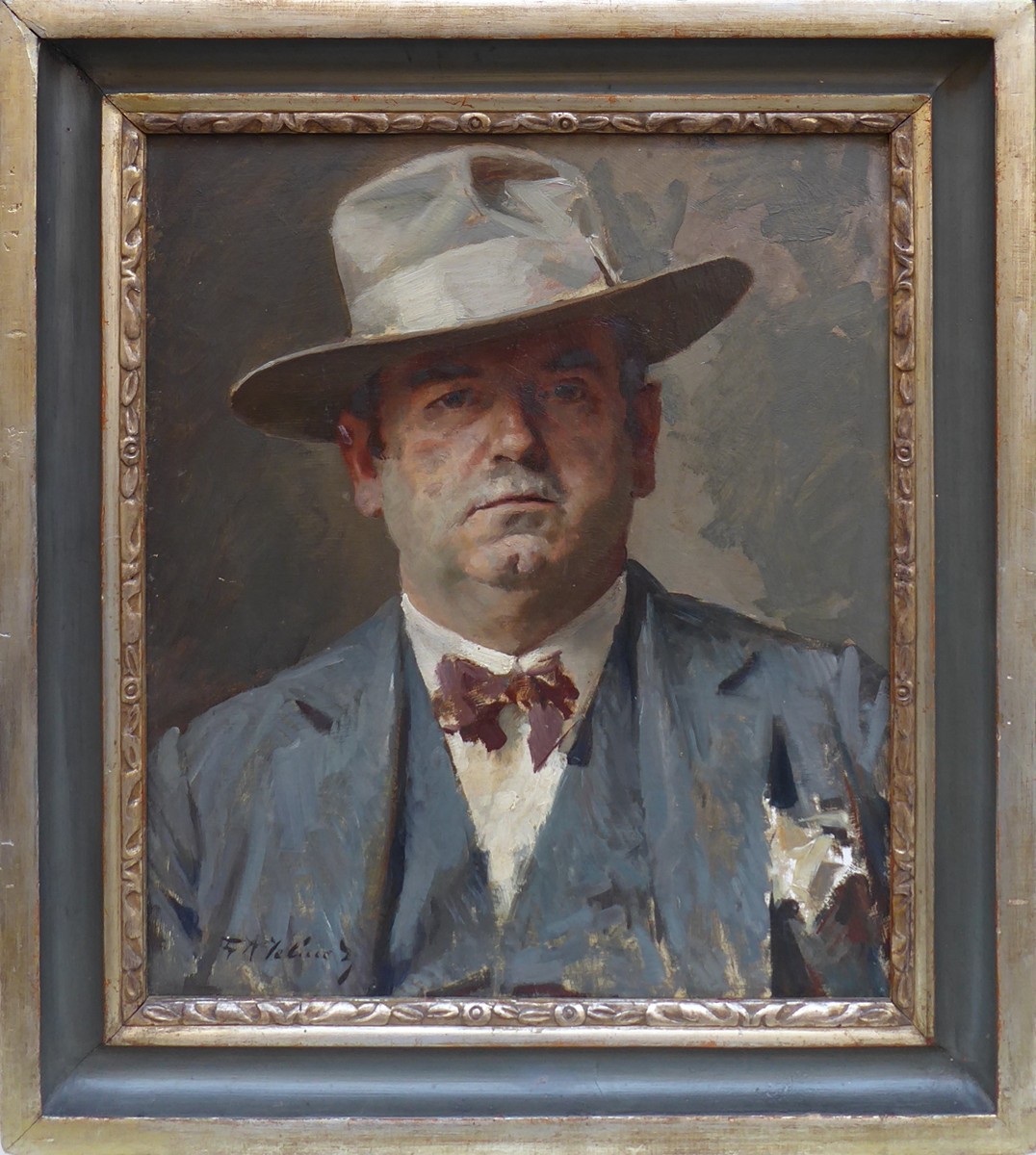 FRANTIŠEK ANTONÍN JELÍNEK (1890-1977) - AUTOPORTRÉT