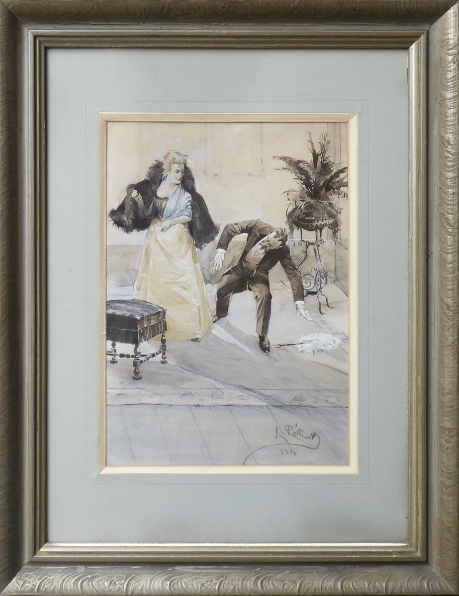 KAREL RÉLINK - RÖHLING (1880-1945) - NEŠIKOVNÝ KAVALÍR