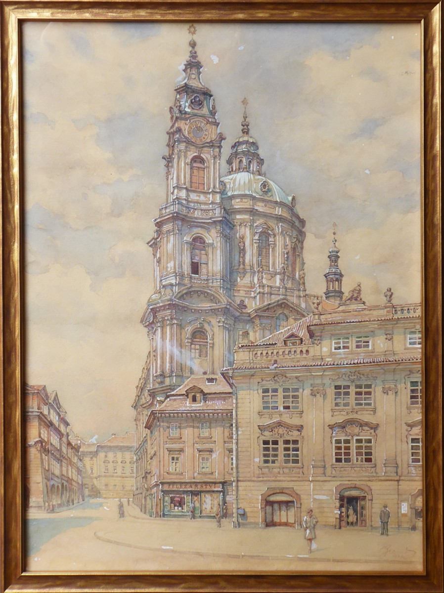 PROKOP BRANIŠ (NAR. 1892) - MALOSTRANSKÉ NÁMĚSTÍ SE SVATÝM MIKULÁŠEM