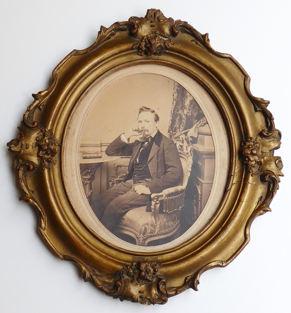 EMANUEL DÍTĚ ST. (1819-1872) - VLASTNÍ PODOBIZNA, AUTOPORTRÉT