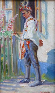 OTTO MOLITOR (1889-1965) - POD OKÉNKEM, MILOTICE U KYJOVA