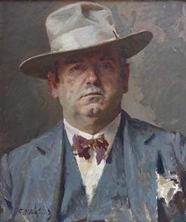 FRANTIŠEK ANTONÍN JELÍNEK (1890-1977) - AUTOPORTRÉT