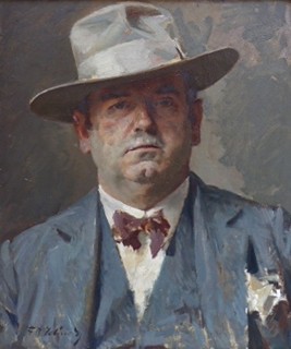 FRANTIŠEK ANTONÍN JELÍNEK (1890-1977) - AUTOPORTRÉT