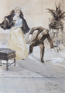 KAREL RÉLINK - RÖHLING (1880-1945) - NEŠIKOVNÝ KAVALÍR