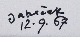 OTA JANEČEK (1919-1996) - LEŽÍCÍ DÍVČÍ AKT
