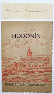 HODONÍN - RODIŠTĚ T.G. MASARYKA