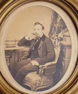 EMANUEL DÍTĚ ST. (1819-1872) - VLASTNÍ PODOBIZNA, AUTOPORTRÉT