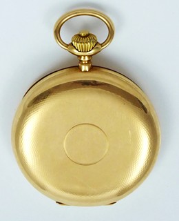 ZLATÉ KAPESNÍ TŘÍPLÁŠŤOVÉ HODINKY - INTERNATIONAL WATCH CO. SCHAFFHAUSEN