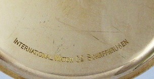 ZLATÉ KAPESNÍ TŘÍPLÁŠŤOVÉ HODINKY - INTERNATIONAL WATCH CO. SCHAFFHAUSEN