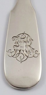 ŠEST ČAJOVÝCH STŘÍBRNÝCH LŽIČEK - PRAHA 1870 - 1900