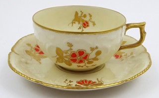 MOKA ŠÁLEK S JEMNÝMI RELIÉFY - ROSENTHAL, SANSSOUCI