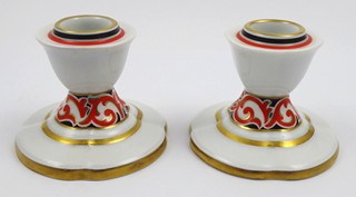 ART DECO PÁROVÉ SVÍCNY - HAAS & CZJZEK, SLAVKOV