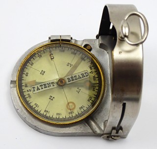 NĚMECKÝ VOJENSKÝ KOMPAS, ROK 1928 - PATENT BÉZARD, MODEL II