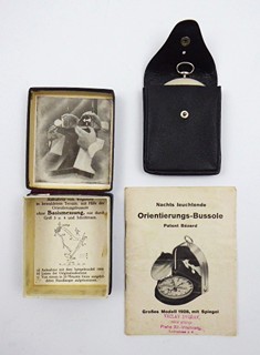 NĚMECKÝ VOJENSKÝ KOMPAS, ROK 1928 - PATENT BÉZARD, MODEL II