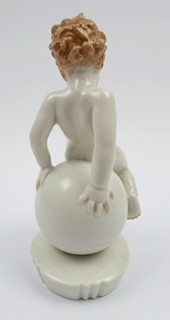 FRANZ NAGY (1883-1954) - PUTTO NA KOULI - ROSENTHAL, ROK 1939