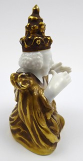 OTTO KOCH (1901-1974) - SEDÍCÍ BUDDHA - ROSENTHAL, ROKY 1921 - 1922