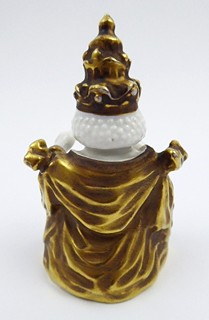 OTTO KOCH (1901-1974) - SEDÍCÍ BUDDHA - ROSENTHAL, ROKY 1921 - 1922