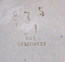 VELKÝ KORBEL S MOTIVEM Z KRČMY - ROSSKOPF & GERZ, GRENZHAUSEN