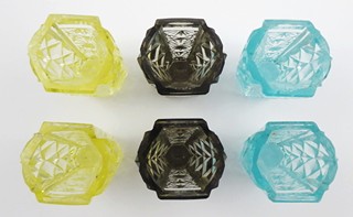 BAREVNÉ SKLENIČKY V ETUI - BOHEMIA CRYSTAL, GLASSEXPORT