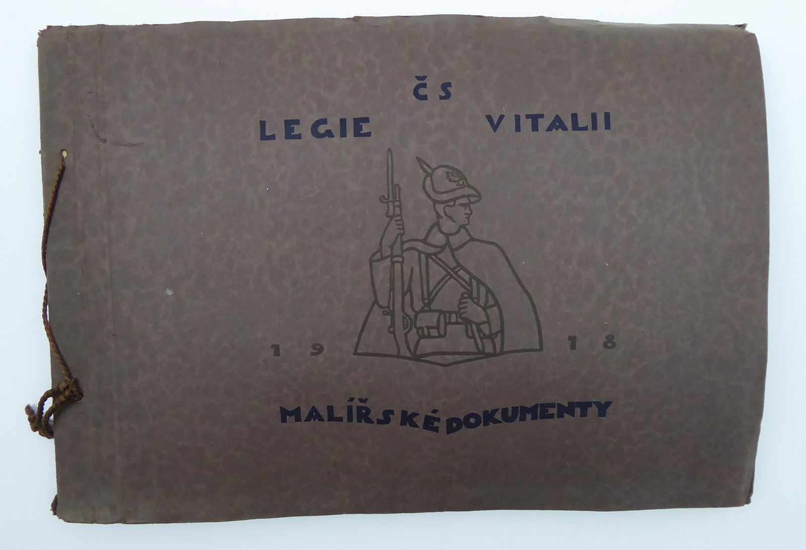 ČS. LEGIE V ITÁLII, MALÍŘSKÉ DOKUMENTY 1918 - BIBLIOFILIE
