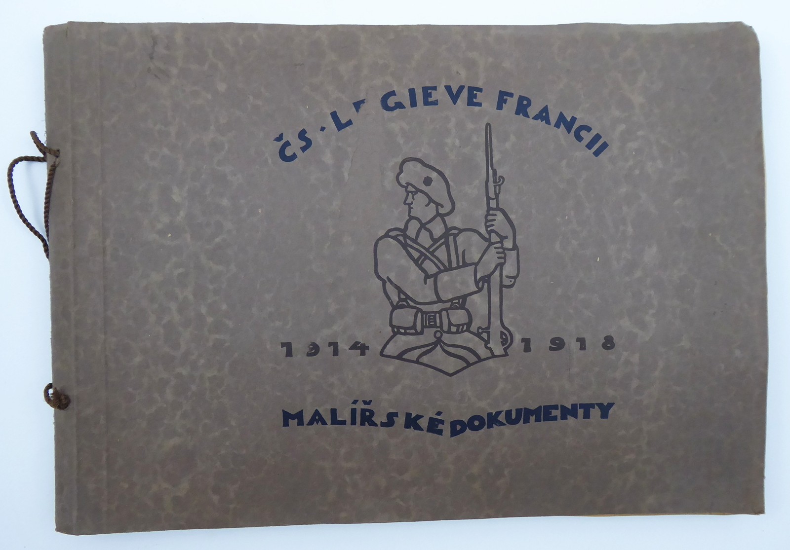 ČS. LEGIE VE FRANCII, MALÍŘSKÉ DOKUMENTY 1914 - 1918 - BIBLIOFILIE