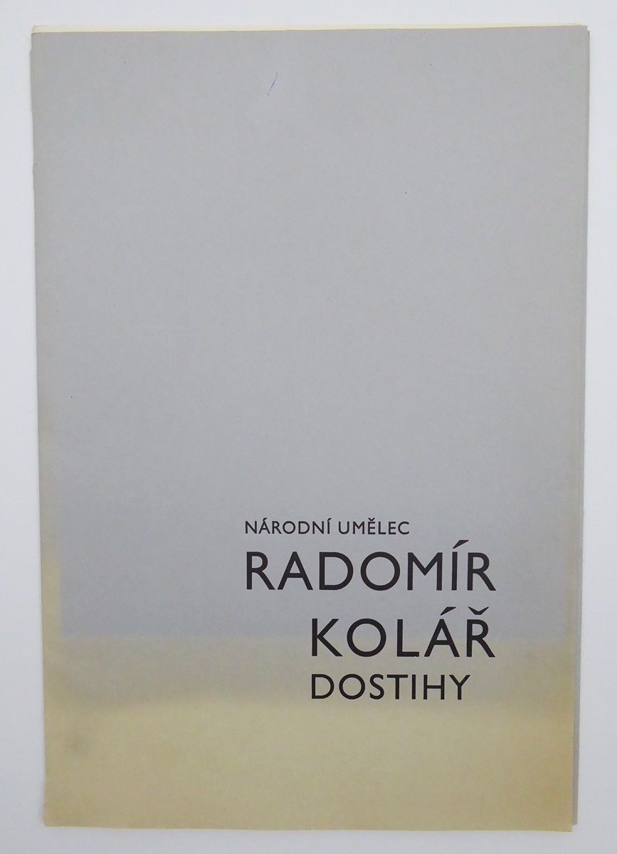 RADOMÍR KOLÁŘ (1924-1993) - DOSTIHY - SOUBOR GRAFICKÝCH LISTŮ K AUTOROVÝM PĚTAŠEDESÁTINÁM