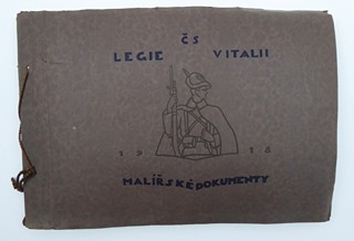 ČS. LEGIE V ITÁLII, MALÍŘSKÉ DOKUMENTY 1918 - BIBLIOFILIE