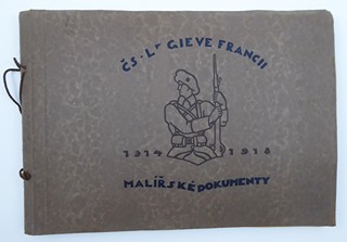 ČS. LEGIE VE FRANCII, MALÍŘSKÉ DOKUMENTY 1914 - 1918 - BIBLIOFILIE