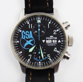 LETECKÉ HODINKY FORTIS FLIEGER CHRONOGRAPH - LIMITOVANÁ EDICE ČSA
