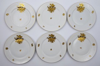 PHILIPP ROSENTHAL (1855-1937) - ŠEST MĚLKÝCH TALÍŘŮ - ROSENTHAL, ROK 1933