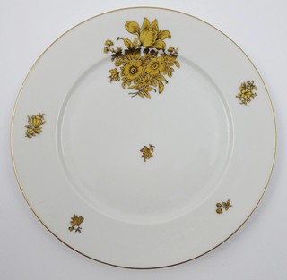 PHILIPP ROSENTHAL (1855-1937) - ŠEST MĚLKÝCH TALÍŘŮ - ROSENTHAL, ROK 1933