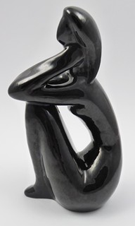 JITKA FOREJTOVÁ (1923-1996) - ZAMYŠLENÁ - KERAMO