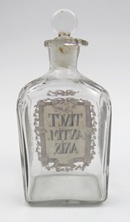 LÉKÁRENSKÁ LAHVIČKA - TINCT. ANTIM. ANIS., PRAHA KOLEM ROKU 1780